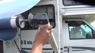 Patsy's Travels: Awning Spring Replacement (1 of 4)