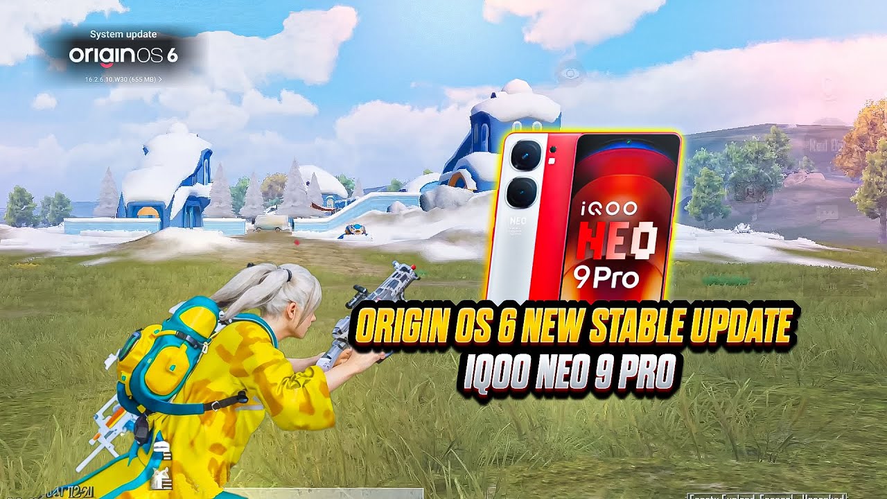 ORIGIN OS 6 STABLE UPDATE FOR IQOO NEO 9 PRO 😍 120FPS PUBG/BGMI PERFORMANCE TEST 2025 