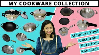 My Cookware Collection | Best Cooking Utensils | Steel, Iron & Cast Iron Cookware | Urban Rasoi