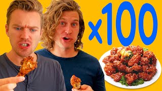 100 Americans Try KOREAN FRIED CHICKEN for the First Time!! by 하이채드 Hi Chad 861,498 views 3 years ago 10 minutes, 35 seconds