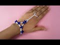 very beautiful and simple Ring bracelet design| Diy Ring bracelet making at home