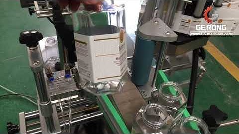 Hexagonal honey bottle positioning labeling machine automatic honey jar bottle label applicator