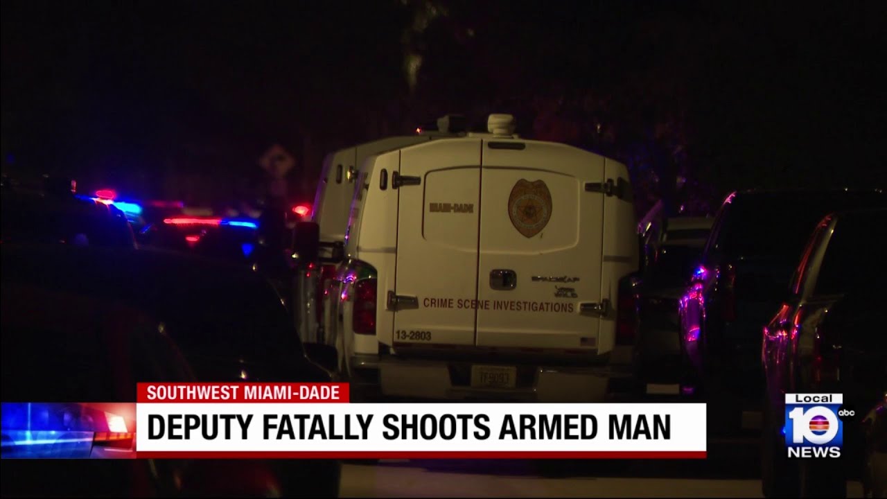 Miami-Dade deputy fatally shoots man in southwest Miami-Dade - YouTube