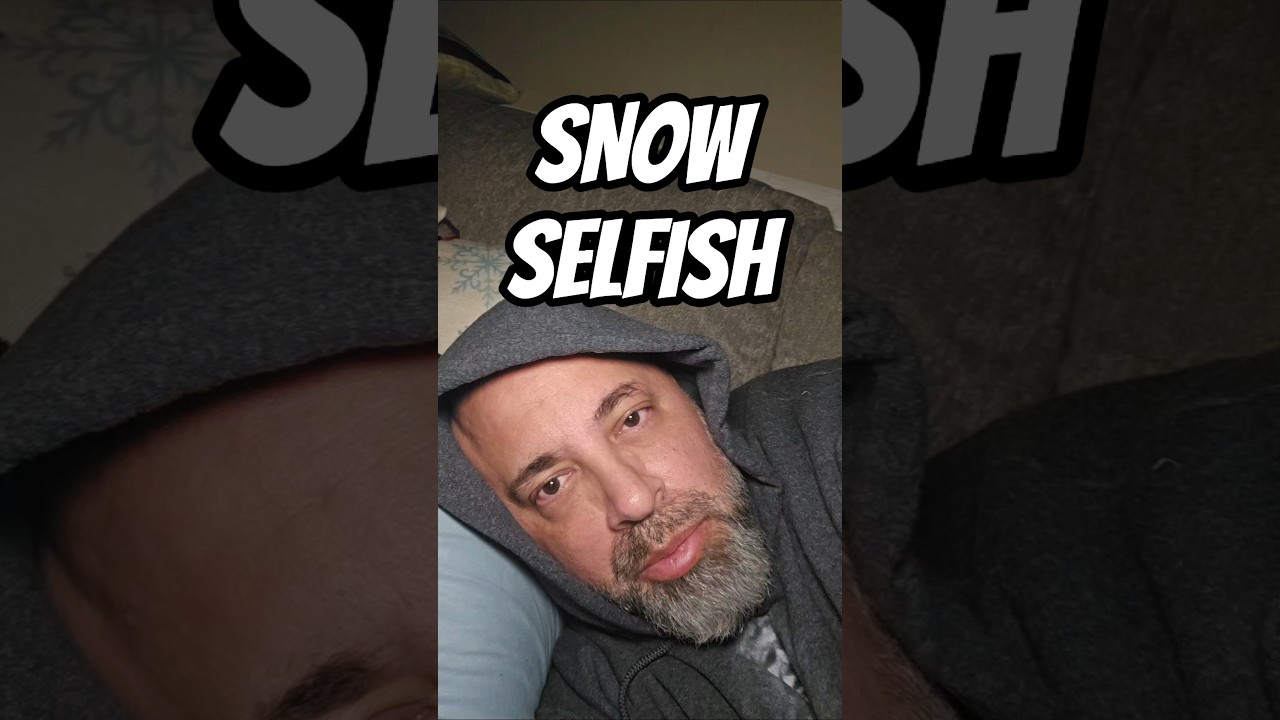 Snow Selfish #snow #snowstorm #nj #comedy #danregancomedy