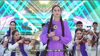 Aýmährem Akadowa Rus Dilinde Aýdym Aýdýar 2025.09.02 - Turkmen Owazy 1080P