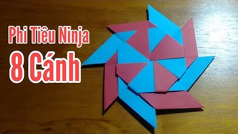 Hướng Dẫn Làm Phi Tiêu Ninja 8 Cánh Bằng Giấy | Thanh PL Official