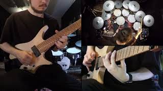 Trivium - Like A Sword Over Damocles (Drum, Guitar, Bass Cover)