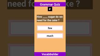Quantifiers Quiz | English grammar sentence practice | English grammar quiz | #grammarpractice