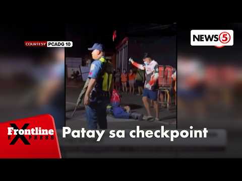 Pulis, patay matapos mabundol ng sasakyan sa checkpoint | Frontline Express