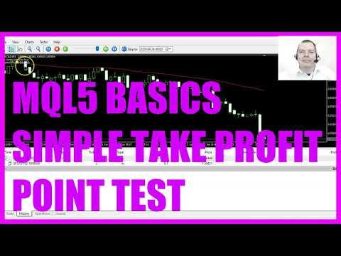 LEARN MQL5 TUTORIAL BASICS - 85 SIMPLE TAKE PROFIT POINT TEST