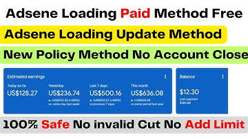 Google AdSense Loading |New Adsene Update Method |Adsene Loading Paid Method Free