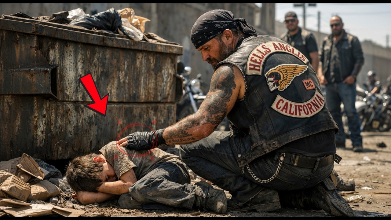 Sie fanden einen Jungen im Müllcontainer!! - Dann griffen 75 Hells Angels ein?!!