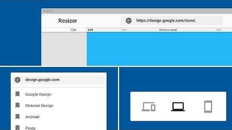 How to view Responsive Design in Google Material Design through Resizer Tools