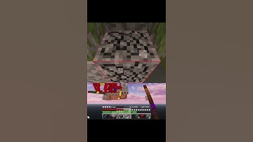 Breaking the Minecraft Bedwars Map!? #shorts