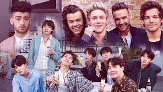 BTS (방탄소년단) and ONE DIRECTION (w/ ZAYN) Interactions -part 1