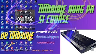 How to create two separate layers in Awave Studio