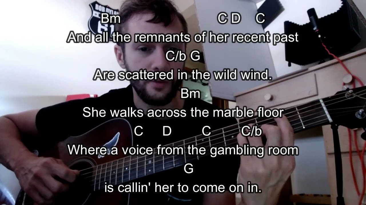 How to play Black Diamond Bay by Bob Dylan on guitar