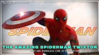 Spiderman 4K Twixtor | Home Series |Tom Holland | Iron Spider Suit | Topaz 4K HD CC |⬇️Link Below.🕷️