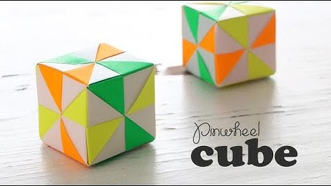 DIY Pinwheel Cube