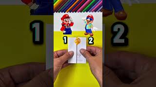 The Super Mario Galaxy Movie. Which Mario Is Hidden? 1 or 2? 😱 #supermariogalaxy #quiz #fyp #shots
