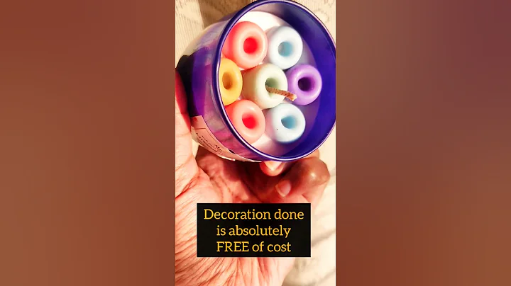 Shining and glossy Lavender scented holographic candle#giftideas #blissfulmoments #shorts