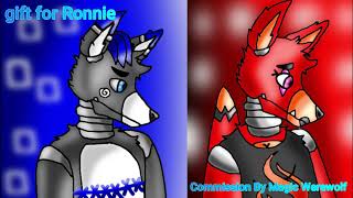 (OCArt) Animatronic Furry: Ronnie (Gift) Animatronic Furry: Magic Werewolf (Commission)