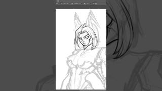 Timelapse, Chatacter Tezz #digitalart #afterfall #characterdesign