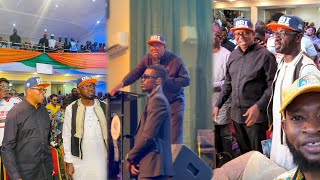 Peter Obi Speaking At The Obidients Movement In Uyo Akwaibom With David Mark, Aisha Yesufu & Other's