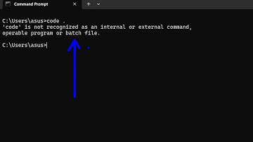 How to Fix Visual Studio Code code . is not recognized as an internal and external Command in CMD