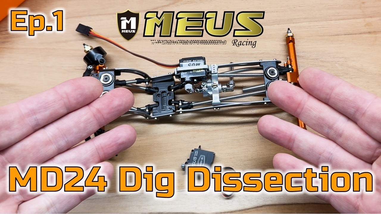SCX24 Upgrade - Meus Titanium MD24 Chassis w/ Dig