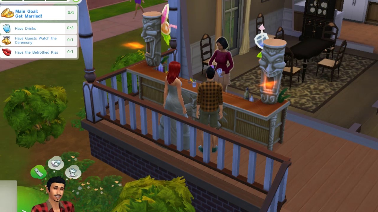 Sims 4 gameplay #4/GETTING MARRIED !!!!!!!!!! - YouTube