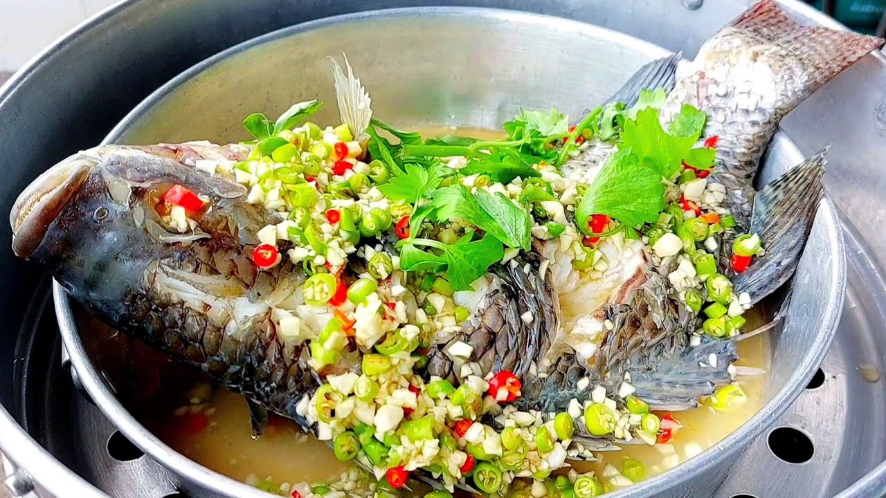 เมนูปลา ปลานิลนึ่งมะนาว ร้อนๆ สูตรโต๊ะจีนง่ายๆ ไม่ต้องมีเครื่องปั่นก็อร่อยได้ เหมือนไปนั่งทานโต๊ะจีน