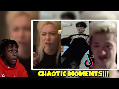 Reacting to SKZ being chaotic moment tiktok compilation #1