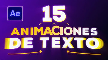 ➕15 Animaciones de Texto NECESARIAS ⬆️ en After Effects en 2024 | Mauro Arredondo
