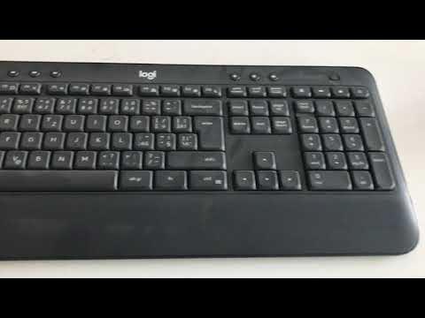 Logitech k540 wireless keyboard - YouTube