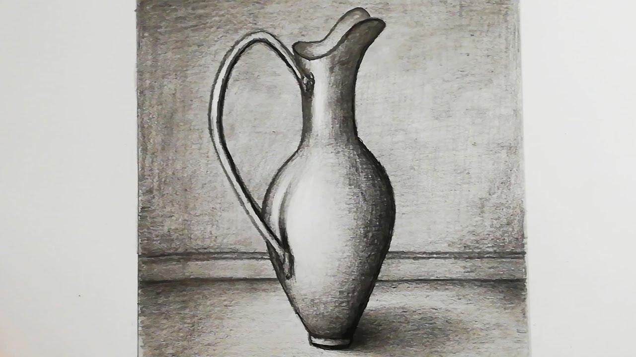 Still Life Pencil Shading Sketch Art And Drawing Easy Still Life