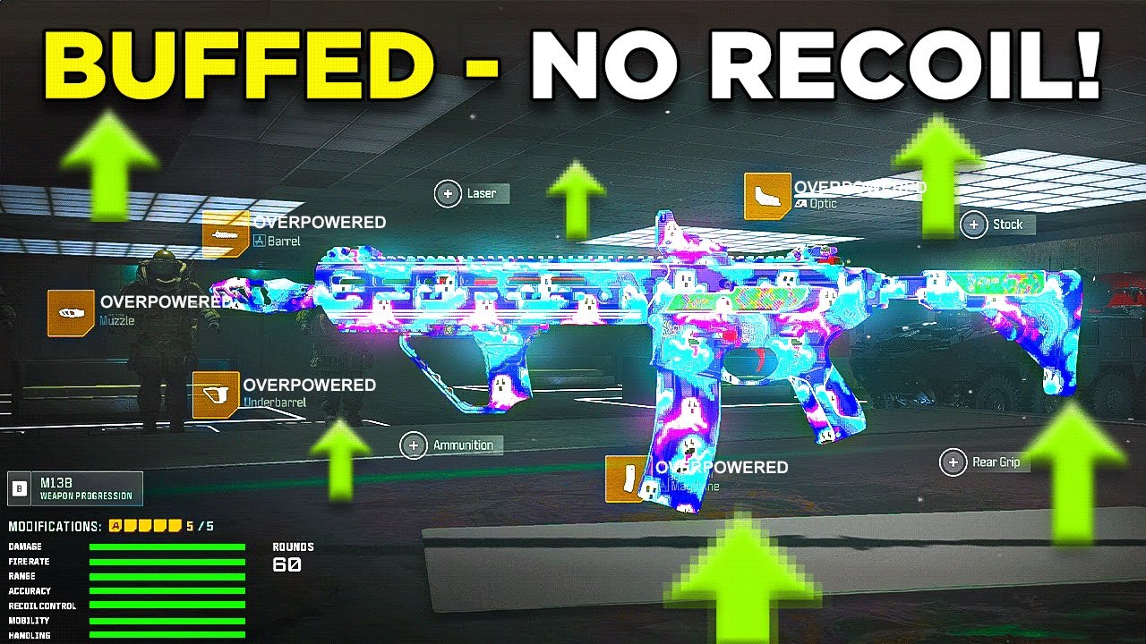 *BUFFED* M13B Loadout is BROKEN on Rebirth Island! 😍 ( Best M13 B Class Setup ) - MW3