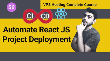 Automate React JS Deployment using Github Action on VPS Hosting Remote Server (Hindi)