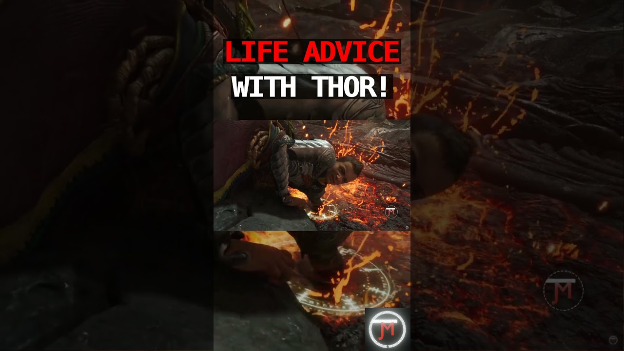 Sage wisdom from Thor and Odin in GOD OF WAR RAGNAROK 