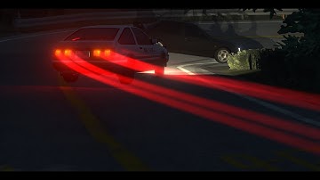 Initial Unity - CE9A vs AE86 Takumi Fujiwara vs Kyoichi Sudo