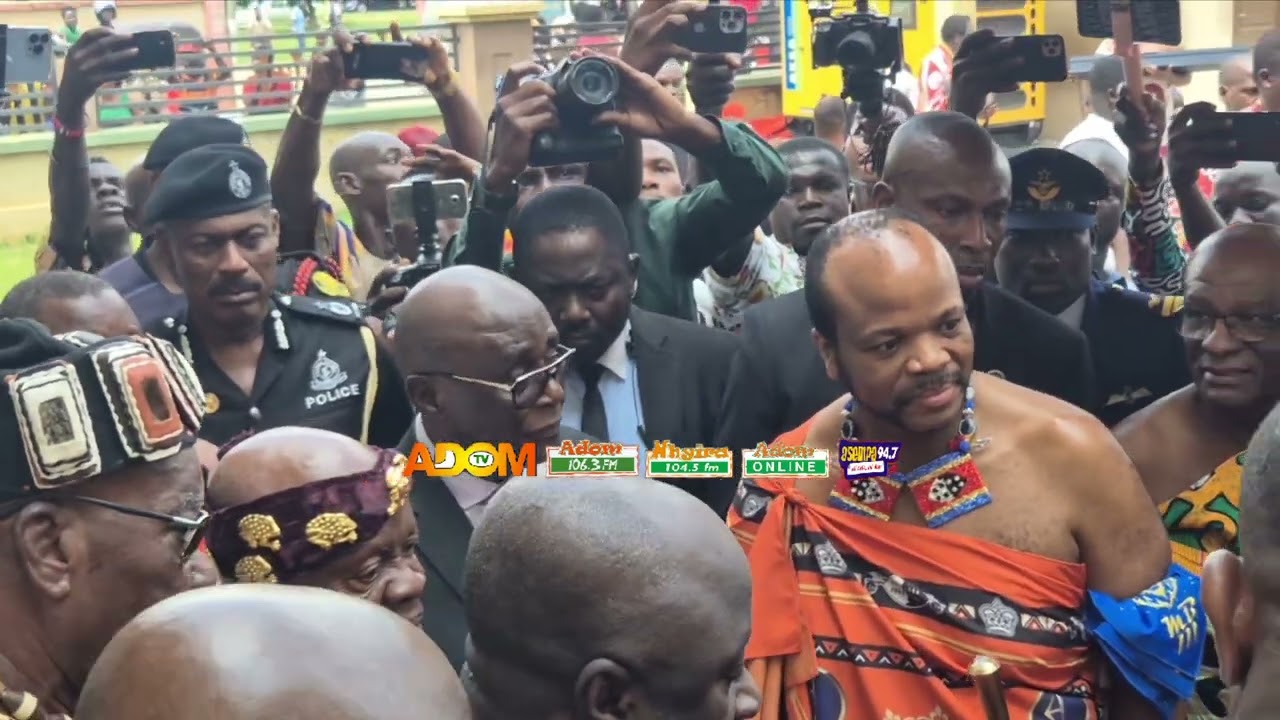 Королевский визит короля Мсвати III в Гану 👑 | Исторический момент единства 🇸🇿🇬🇭