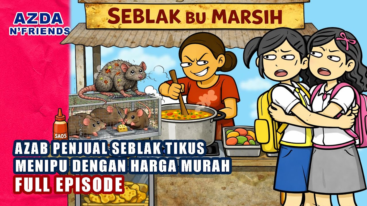 AZZAB PENJUAL SEBLAK TIKUS, MENIPU DENGAN HARGA MURAH | Azda n friends