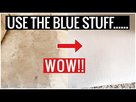 How to Clean & REMOVE STAINS from COUCH Cushions & Fabric!! (Cleaning Hack) | Andrea Jean Cleaning