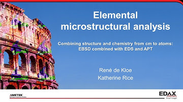 Combining structure and chemistry  from cm to atoms: EBSD combined with EDS and APT