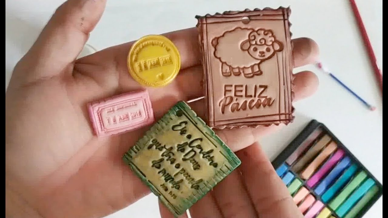 BISCUIT TAG CARIMBADAS FÁCIL :o PASSO A PASSO com Ester Paixão