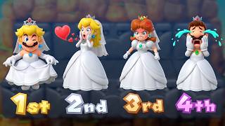 Mario Party 10 All Minigames Battle - Mario Vs Luigi Vs Peach Vs Daisy