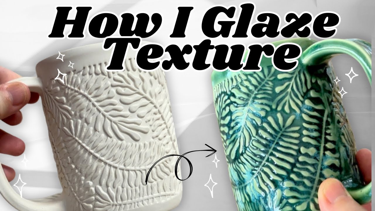 How to Glaze Textured Pottery | My Favorite Techniques & Glazes
