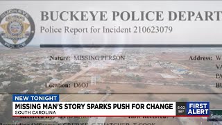 Missing man's story sparks push for change