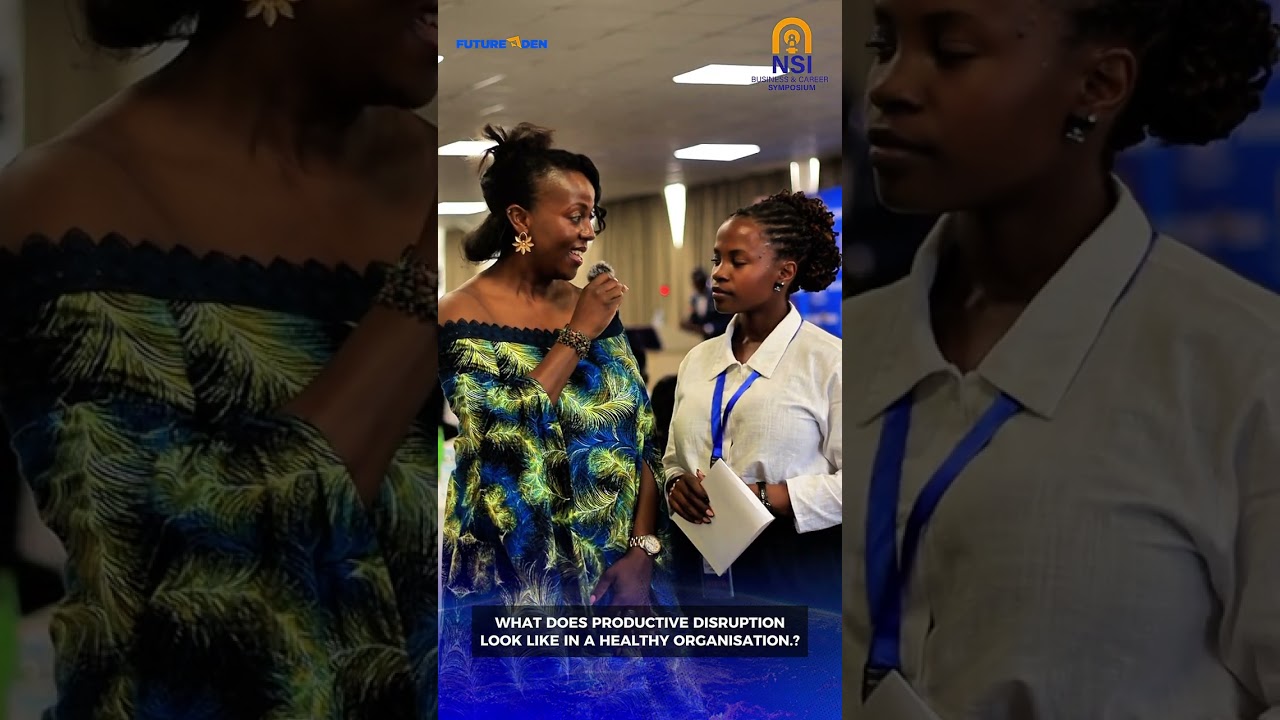 What does productive disruption mean in a healthy organization?