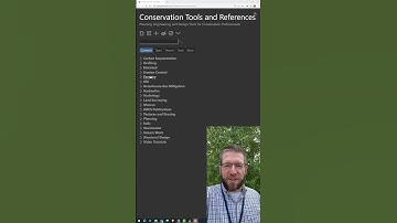 Conservation Tools and References Wiki